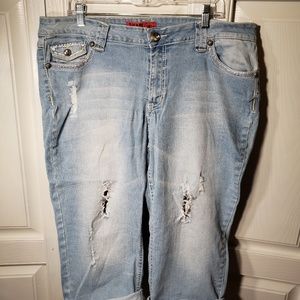 Zanadi light wash capri